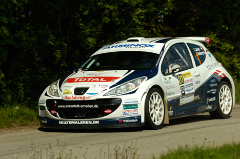 Christian Jensen jagter sin første sejr i Tvilum Rally Show, efter at han var brøkdele fra sidste år.